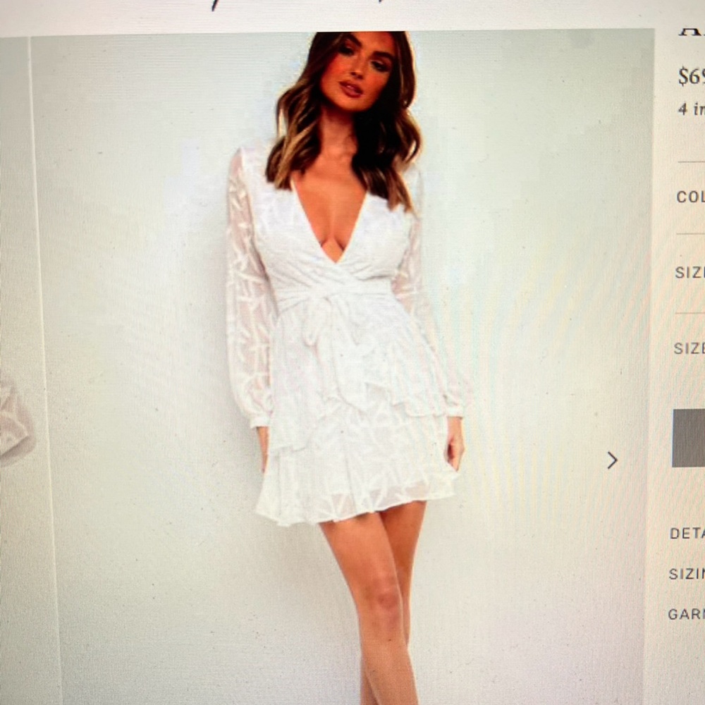 Petal + Pup White Dress